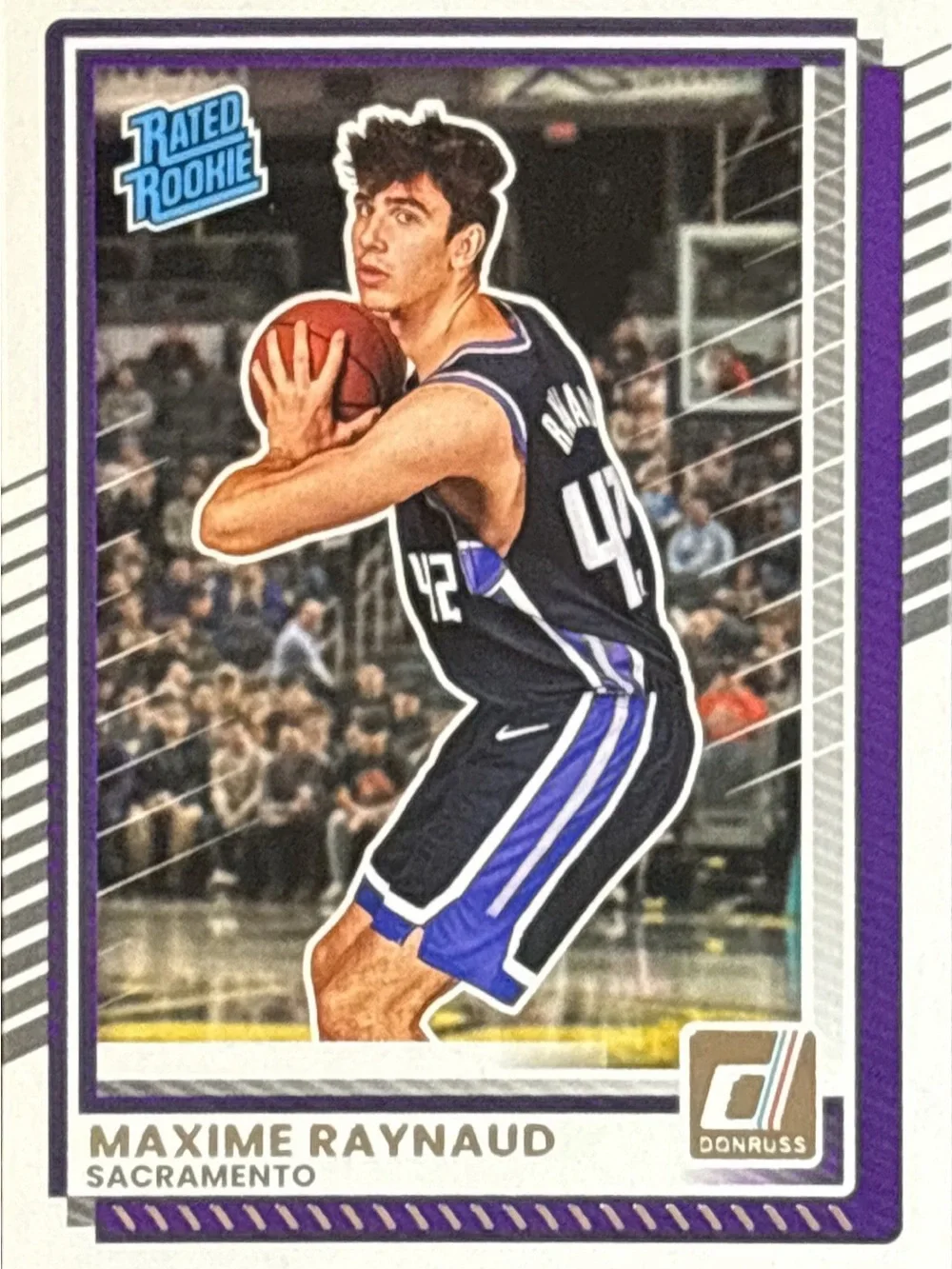 Panini Donruss Maxime Raynaud Rated Rookie Basketball Card